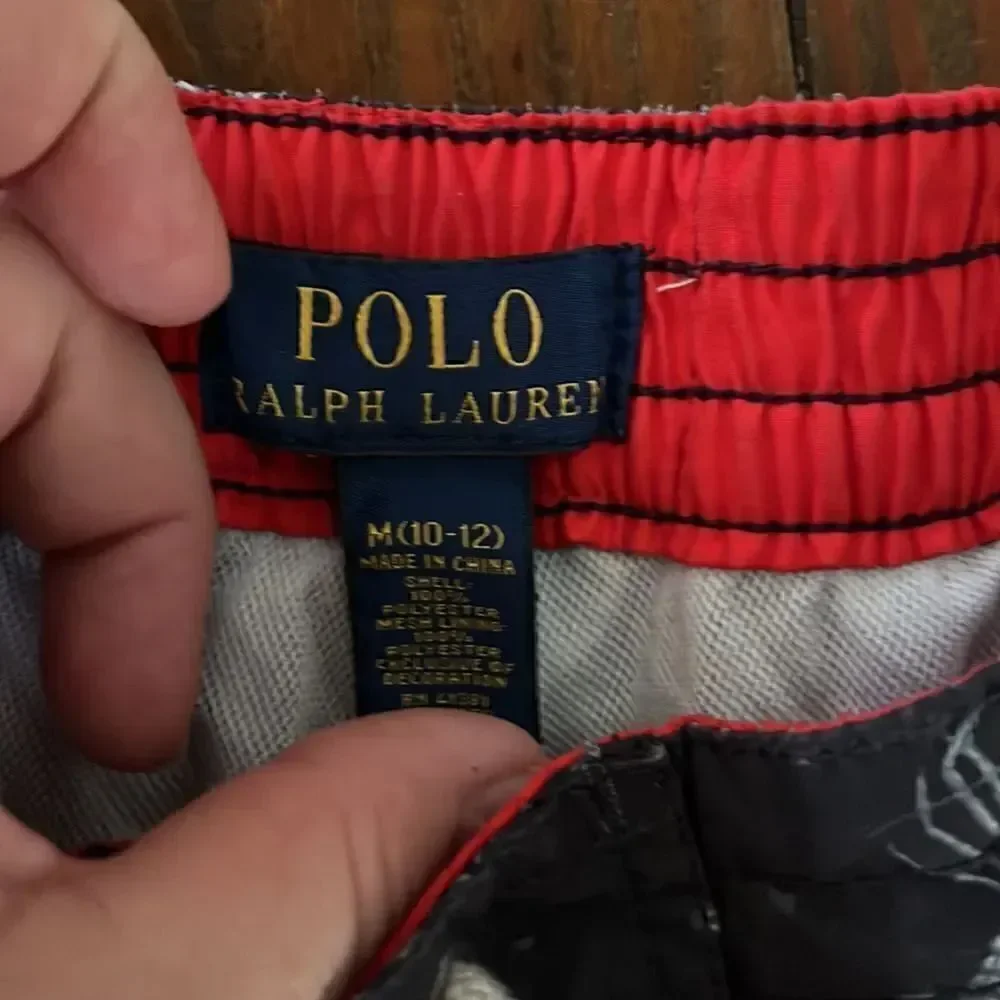 Polo Ralph Lauren boys swim trunks. size M